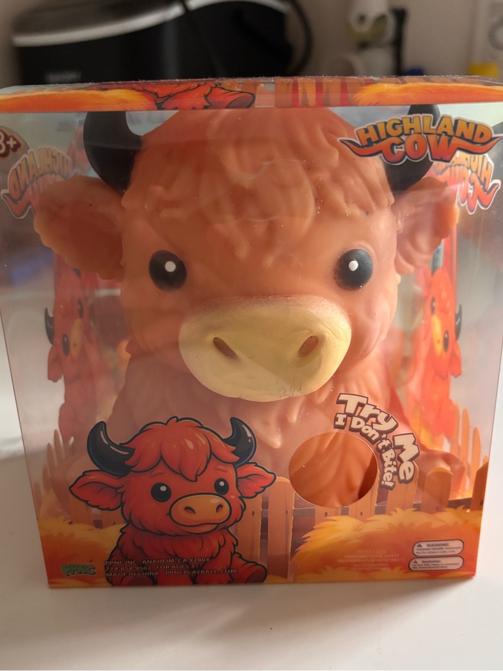 Five Below’s Highland Cow Light tan.